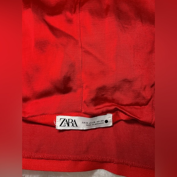 Zara Elegant Red Women's Skirt - Picture 8 of 10